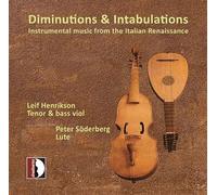 Diminutions & Intabulations : Musique de la Renaissance CD