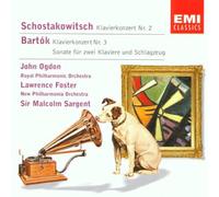 Dimitri Chostakovitch - Chostakovitch : Concerto pour piano n° 2 / Bartok : Concerto pour piano n° 3 ; Sonate pour 2 pianos et percussion