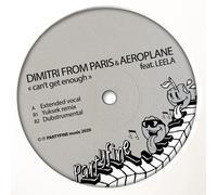 DIMITRI FROM PARIS & AEROPLANE - CAN'T GET ENOUGH FT. LEELA VINYL LP SINGLE NEUF