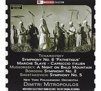 Dimitri Mitropoulos Dirige Tchaikovski, Moussorgski, Borodin et Chostakovitch.