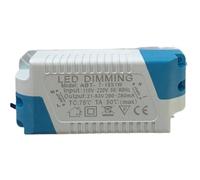 Dimmable 300MA Led Driver 7W 9W 10W 12W 15W Power Supply AC 110V- 240V for LED Ceiling lights Bulb DC Plug