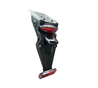 D'immatriculAtion pour Kayo pour T2 pour Enduro Support Plaque D'immatriculation Support Universel Moto LED Feu Arrière Cuisson Arrêt Saleté Vélo Garde-Boue Porte Plaque numéro