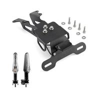 D'immatriculAtion Support Plaque D'immatriculation pour MT09 pour Tracer pour 900/9/GT 7GT 700/GT pour FJ-09 2015-2024 Éliminateur Garde-Boue Arrière Lumière LED Support Plaque(Light and Holder BK)