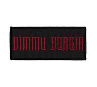 Dimmu Borgir Band Logo Rouge Sew On Patch Size One Size