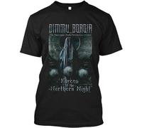 Dimmu Borgir Forces of The Northern O-Neck Cotton T Shirt Men Casual Vintage Tees Tops Dropshipping Black L