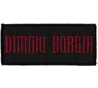 Dimmu Borgir - Logo - Patch - Polyester PH4188 (Taille unique) (Noir/Rouge)
