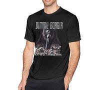 Dimmu Borgir Men T-Shirt Casual Music Tee Unisex Gift Men's Black Tees(Medium)