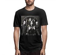 Dimmu Borgir Mens Shirts Fashion Short-Sleeved Round Neck t Shirt Black (X-Large)