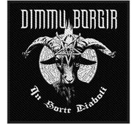 Dimmu Borgir - Patch "In Sorte Diaboli" - Polyester RO7591 (Taille unique) (Noir/Blanc)