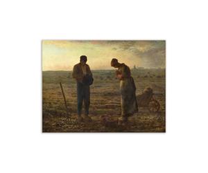 DìMò ART Impression su Papier Poster Jean-François Millet The Angelus Mesure 70x50 CM (27,56x19,68 inches)