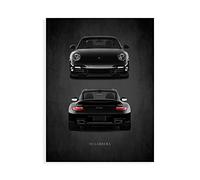 DìMò ART Impression sur papier (affiche) Rogan Mark Porsche 911 Carrera Turbo Mesure 70x50 CM