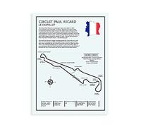 DìMò Art Impression sur papier (Poster) Rogan Mark Circuit Paul Ricard Dimensions 40 x 30 cm