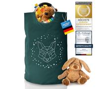 Dimono® Collecteur de Bouteilles; récipient de Consigne recyclé, Panier à Bouteilles & Sacs à Jouets ; Panier à emballages vides, Sac à Jouets & Panier à Linge, Or (Jouets, Vert)