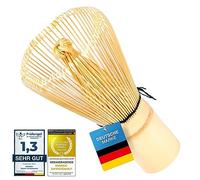 DIMONO® Set Matcha Complet - Fouet Bambou, Bol Céramique, Porte-Fouet