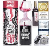 Dimono Verre à vin XXL le nec plus ultra des verres à vin verre à vin rouge verre à vin blanc 750 ml avec perles de nettoyage et boîte cadeau