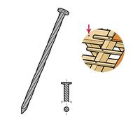 Dimos – Pointe torsadée 2.80x50 mm en acier clair – Boîte 5 kg