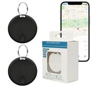 dimova GP90 -Tracker GPS précis 2pcs Traceur de Clés Bluetooth Intelligent, Portée de 25m, Application Compatible iOS/Android, pour Clés, Animaux de Compagnie, Bagages et Objets Précieux