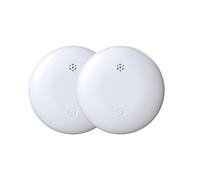 Dimova GP90 - Tracker GPS précis sans abonnement - Livré avec Un étui en Silicone magnétique (Blanc*2-Apple)