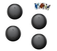 Dimova GP90 - Tracker GPS précis sans abonnement - Localisation en Temps réel - Portable & Léger - Idéal Voiture/Enfants/Chien (Apple,Noir*4)