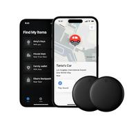 Dimova GPS GP90 Tracker, Dimova Tracker, Dimova GP90 Tracker GPS, Traceur Intelligent pour Clés, Et Portefeuilles - Compatible avec L'application Find My D'apple/Android (Apple(2 Pack))