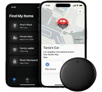 Dimova GPS GP90 Tracker, Traceur Intelligent pour Clés, Bagages et Portefeuilles - Compatible avec L'application Find My D'apple/Android(Apple)