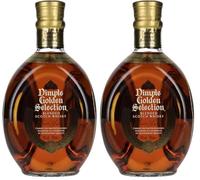 Dimple Golden Selection - Blended Scotch Whisky - 40% Alcool - 700 ml - Blended, Matured, and Bottled in SCOTLAND (Lot de 2)