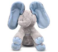 Dimple Kyle Elephant Farmed Animal Toy - Animated Plux Blue Singing Elephant Interactive Musical Peek-a-Boo pour les bebes et les enfants parfait