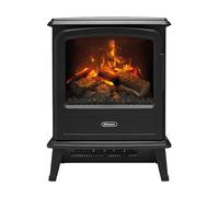 Dimplex Cheminée Electrique Effet Flamme Evandale - Cheminée électrique avec Chauffage - 1000W / 2000W - Effet de Flamme LED Optimyst 3D - Télécommande Incluse - Coloris Black
