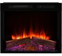 Dimplex Cheminée Électrique Spark 28" - Fausse Cheminée Murale avec Chauffage - Effet de Flamme Optiflame, Vitesse de Flamme et Luminosité Réglables - avec Minuterie et Télécommande