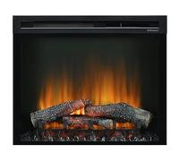 Dimplex Cheminée électrique XHD 28'' / 71 cm - Cheminée Murale avec Chauffage - 1400W - Effet de Flamme LED Optiflame - Chauffage activable - Télécommande Incluse