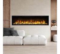 Dimplex Ignite Evolve Cheminée murale électrique Optiflame: 156 cm/60" - Sans bois de chêne