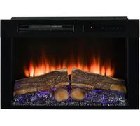 Dimplex Spark 26'' Insert de Cheminée Électrique - Cheminée Murale - Effet Flamme LED Optiflame, Vitesse et Luminosité Réglables - 2 KW Chauffage Activable - avec Minuterie et Télécommande