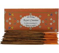 Dimraj Kesar Chandan Bâtons d'encens Safran Sandal Agarbatti 250 g Encens Flora