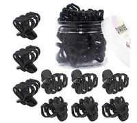 DIMUGE Lot de 9 pinces à cheveux robustes en forme de pieuvre noires de 4 cm de taille moyenne à petite pour femmes et filles, cheveux épais, pinces à cheveux pour coiffer la section