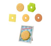 DimyFew 5 Dessous de Plat, Dessous de Casserole, Protège-Table, Petits sous-Verres Isolants, Dessous de Verre pour de Travail, Cadre Bleu