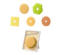 DimyFew 5 Dessous de Plat, Dessous de Casserole, Protège-Table, Petits sous-Verres Isolants, Dessous de Verre pour de Travail, Cadre Jaune