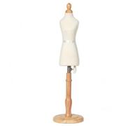 DimyFew Buste de Couture Miniature Mannequin d'Atelier Buste de Tailleur Forme de Patronnage pour Draper des Patrons en Bois Hauteur Réglable Surface Piable , Style to 2