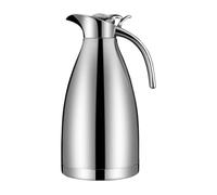 DimyFew Carafe Isotherme Verseuse En Inox Pichet à Thé et Pot à Café Maintient La Chaleur avec Bec Anti-goutte Adapté pour Les Cafés Les Salles de Réunion et, 2 L