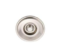DimyFew Couvercle de Casserole Rond pour Poêle et Wok Couvercle de Faitout Universel en Acier Inoxydable avec Surface Polie Facile à Nettoyer Adapté pour, 10cm