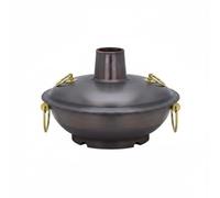 DimyFew de Cuisine en Cuivre Épaissi Marmite Pot Chaud Cocotte Séparée Double Cuivre Pur Conduction Rapide Maintien Du Frémissement Uniforme, 30 Cm 4-6 Personnes, style to 10