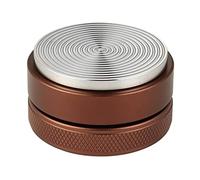DimyFew Distributeur de Café Outil pour Espresso Tampeur Nivellement Base INOX Ajustement Hauteur Adapté pour Brasserie Cuisine Professionnelle Maison, 58mm-Filetage