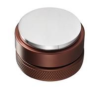 DimyFew Distributeur de Café Outil pour Espresso Tampeur Nivellement Base INOX Ajustement Hauteur Adapté pour Brasserie Cuisine Professionnelle Maison, 58mm-Flat