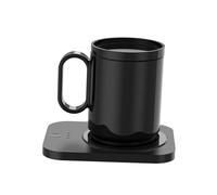 DimyFew Ensemble Chauffe-tasse et Chauffe-tasses pour Bureau, Chauffe-tasse pour, Plaque Chauffante électrique pour La Cuisine, Cadeau de Fianç, noir