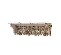 DimyFew Étagère avec Volutes Antique Étagère Style Baroque Tendance Console Murale pour Chambre