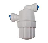 DimyFew Filtre à Eau de Jardin 1/4 Pouce, Raccord Rapide pour Tuyau PE, Microfiltre à 2 Voies