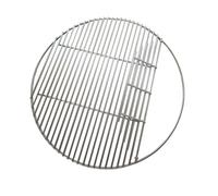 DimyFew Grille Barbecue En Acier Inoxydable Charnière Pliante Grille Barbecue Ronde Structure Renforcée, 47.5cm