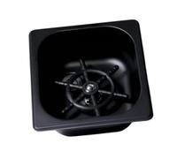 DimyFew Lave-verres Automatique Rinçage Tasses Accessoires Évier Cuisine Acier Inoxydable Couverture Complète Cinq Trous Adapté à Café Bar, Noir