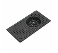 DimyFew Lave-verres Commercial Intégré Lave-gobelets Multifonctionnel Support Amovible Rinçage Rapide pour Ustensiles de Service Boissons Applicable Comptoirs Cafés Salons de Thé Restaurants, Noir