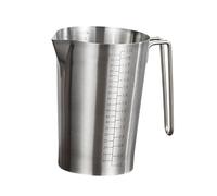 DimyFew Pichet Inox Tasse à Mesurer Liquide pour Cuisine Récipient Gradué avec Poignée Confortable Outil de Mélange pour Pâtisserie Adapté pour Laborat, 3l