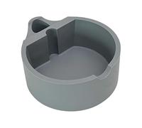 DimyFew Poubelle à Ventouse Antidérapante Box Grounds Container, Idéale pour Restaurants, Hôtels, et Cafés, Gris